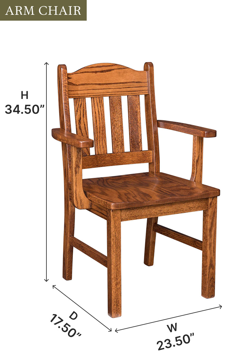 Amish Adams Dining Chair