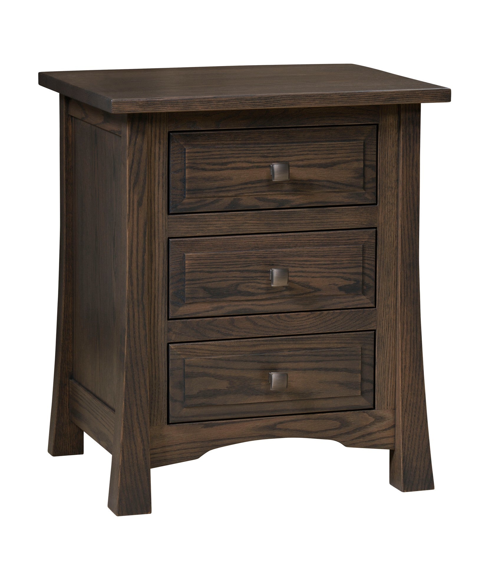 Amish Addison Three Drawer Nightstand