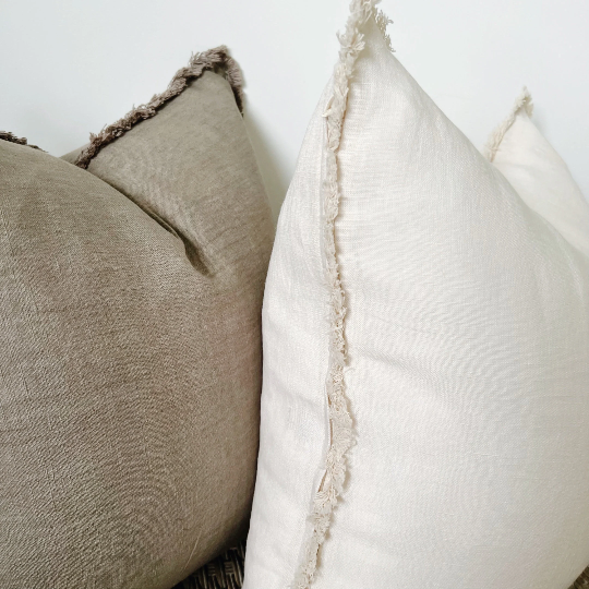 Neutral Linen Pillow