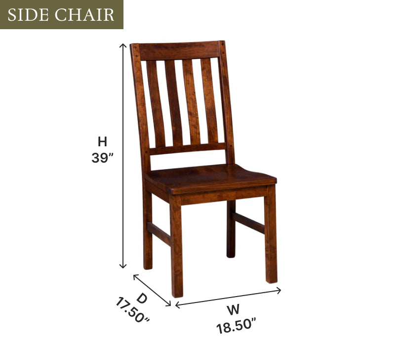 Amish Alberta Dining Chair - Thumbnail 2