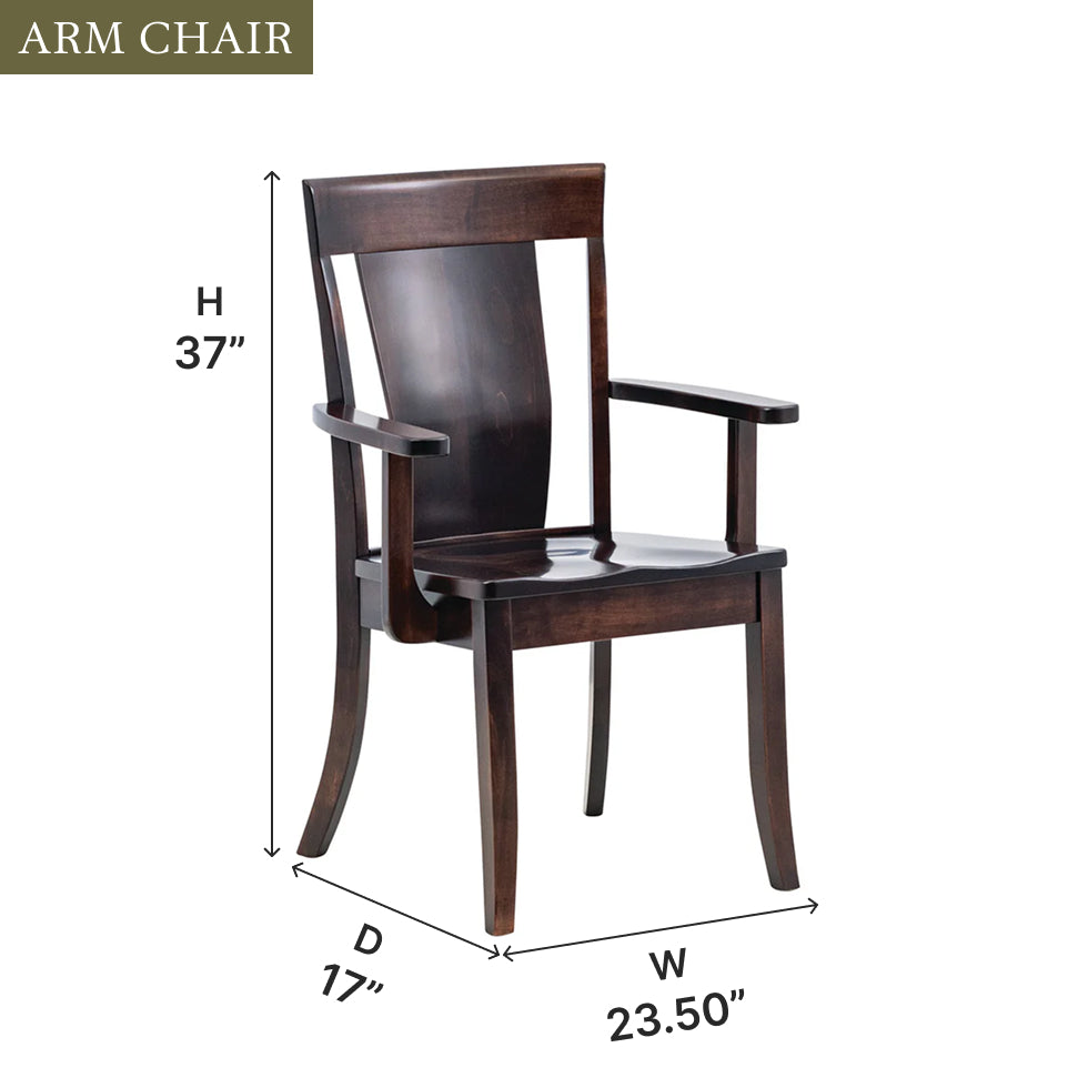 Amish Akron Dining Chair