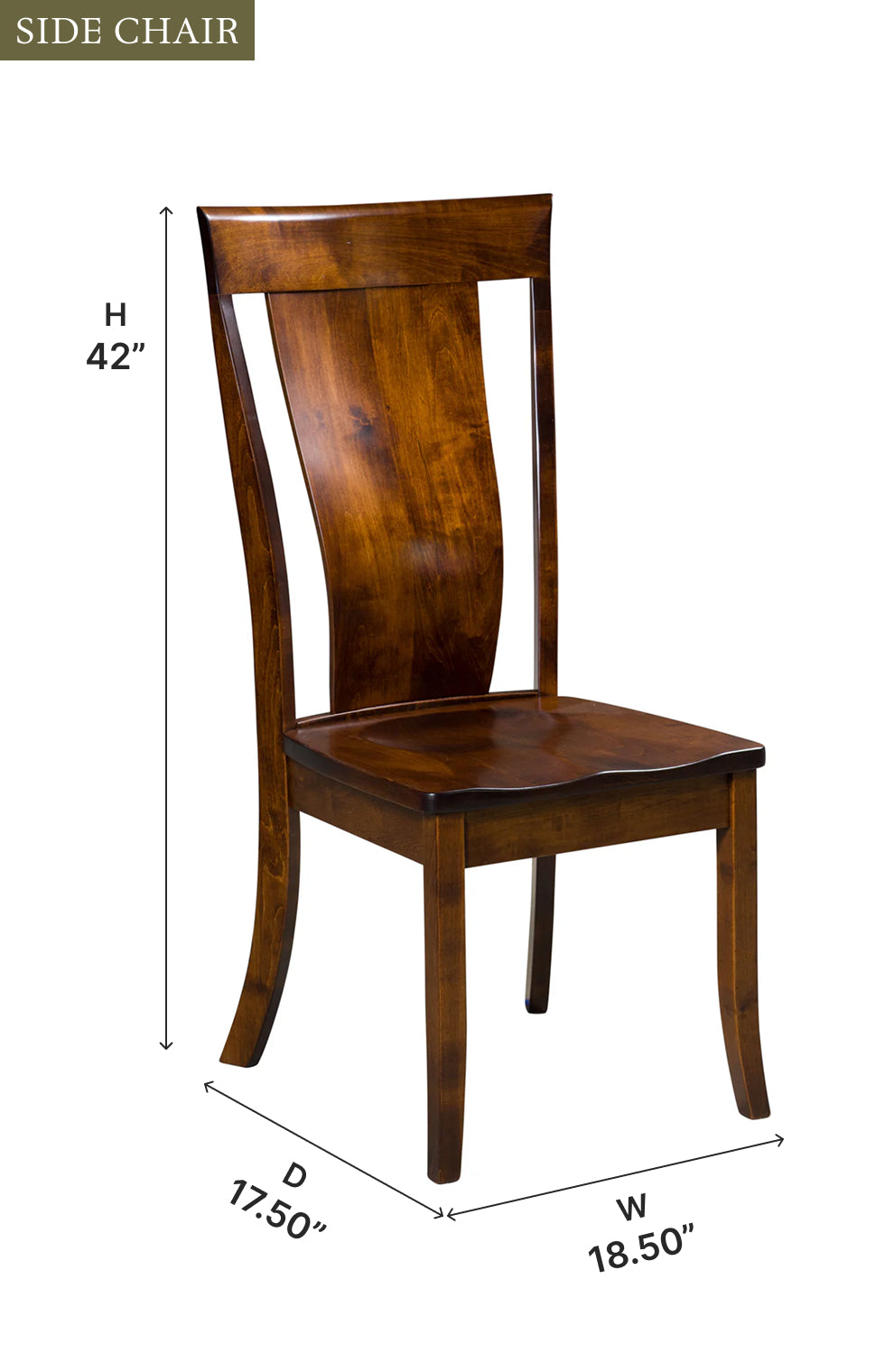 Amish Albany Dining Chair - Thumbnail 5