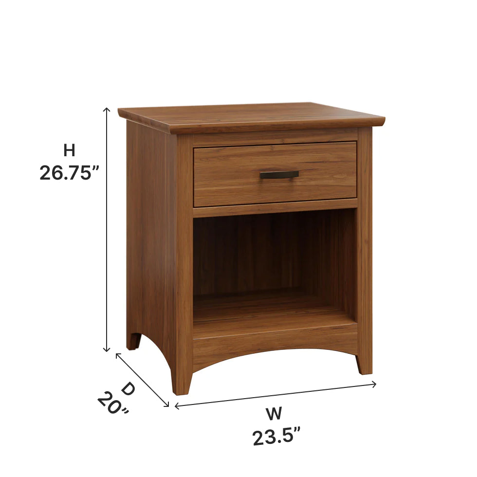 Amish Barrington One Drawer Nightstand