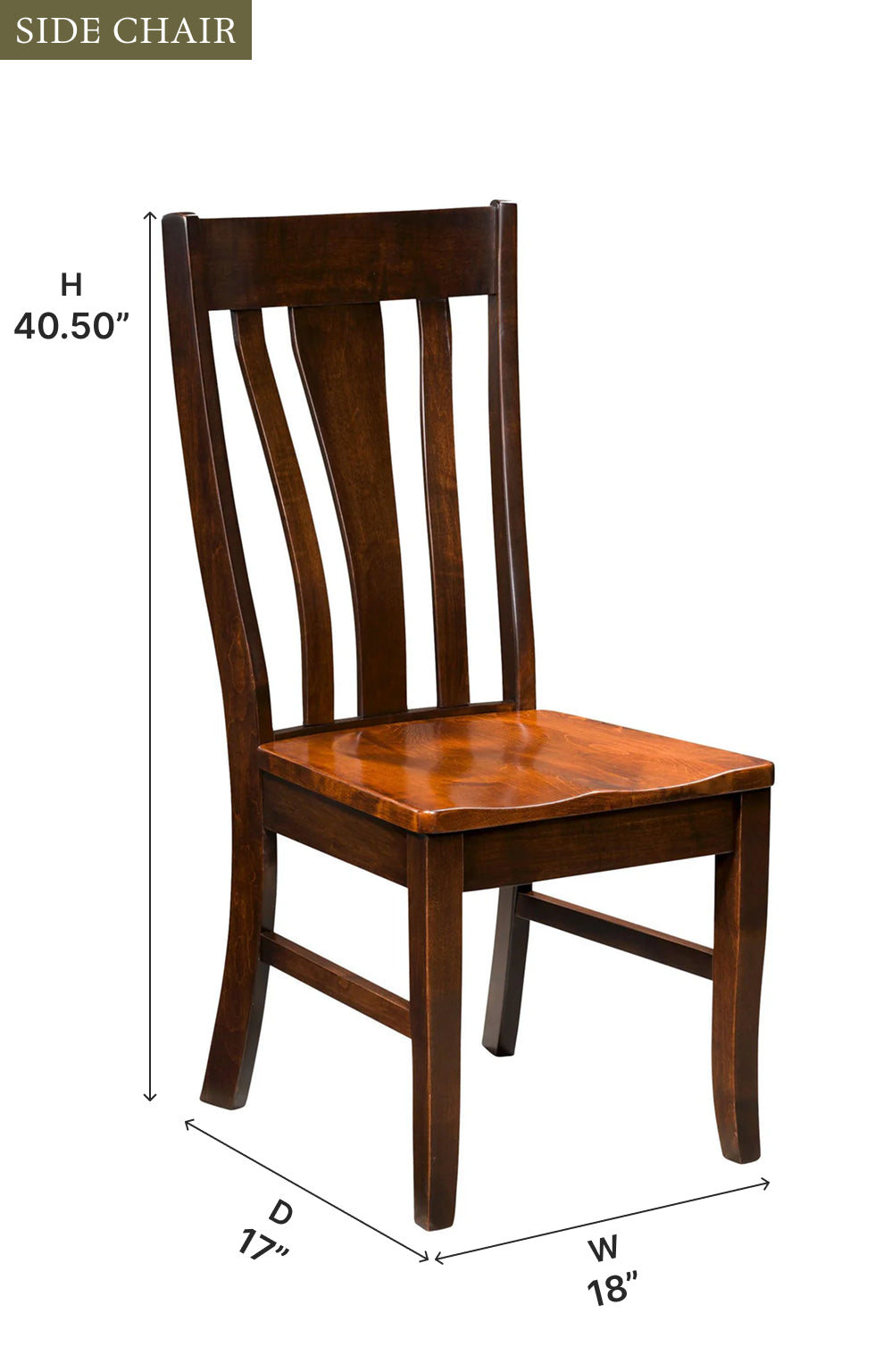 Amish Batavia Dining Chair - Thumbnail 4