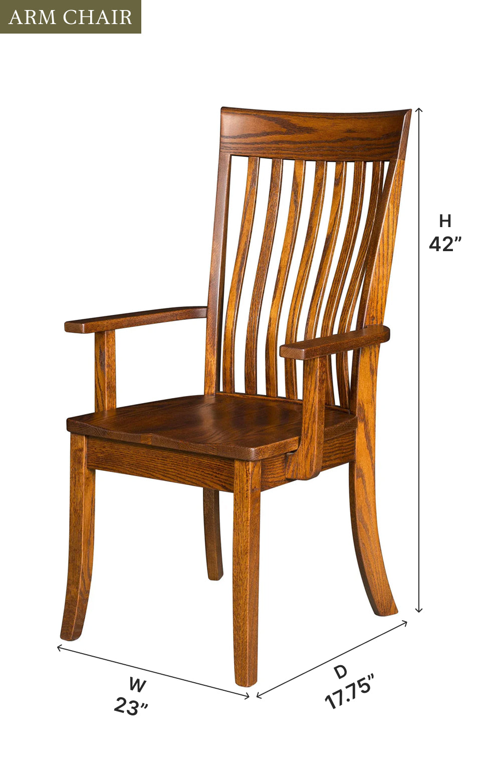 The Amish House Baytown Dining Chair - Thumbnail 2