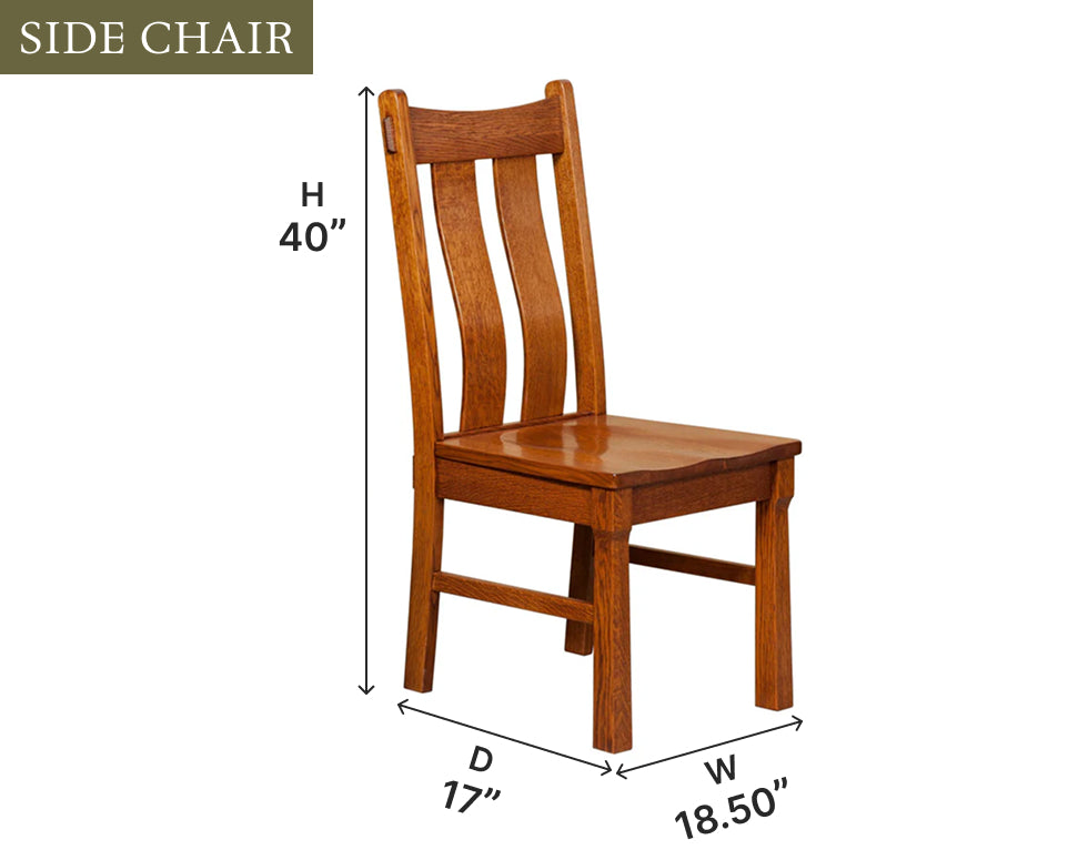 Amish Beaumont Dining Chair-Dining Chair-The Amish House