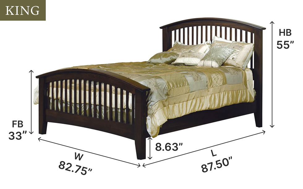 Amish Cambrai Mission Bed