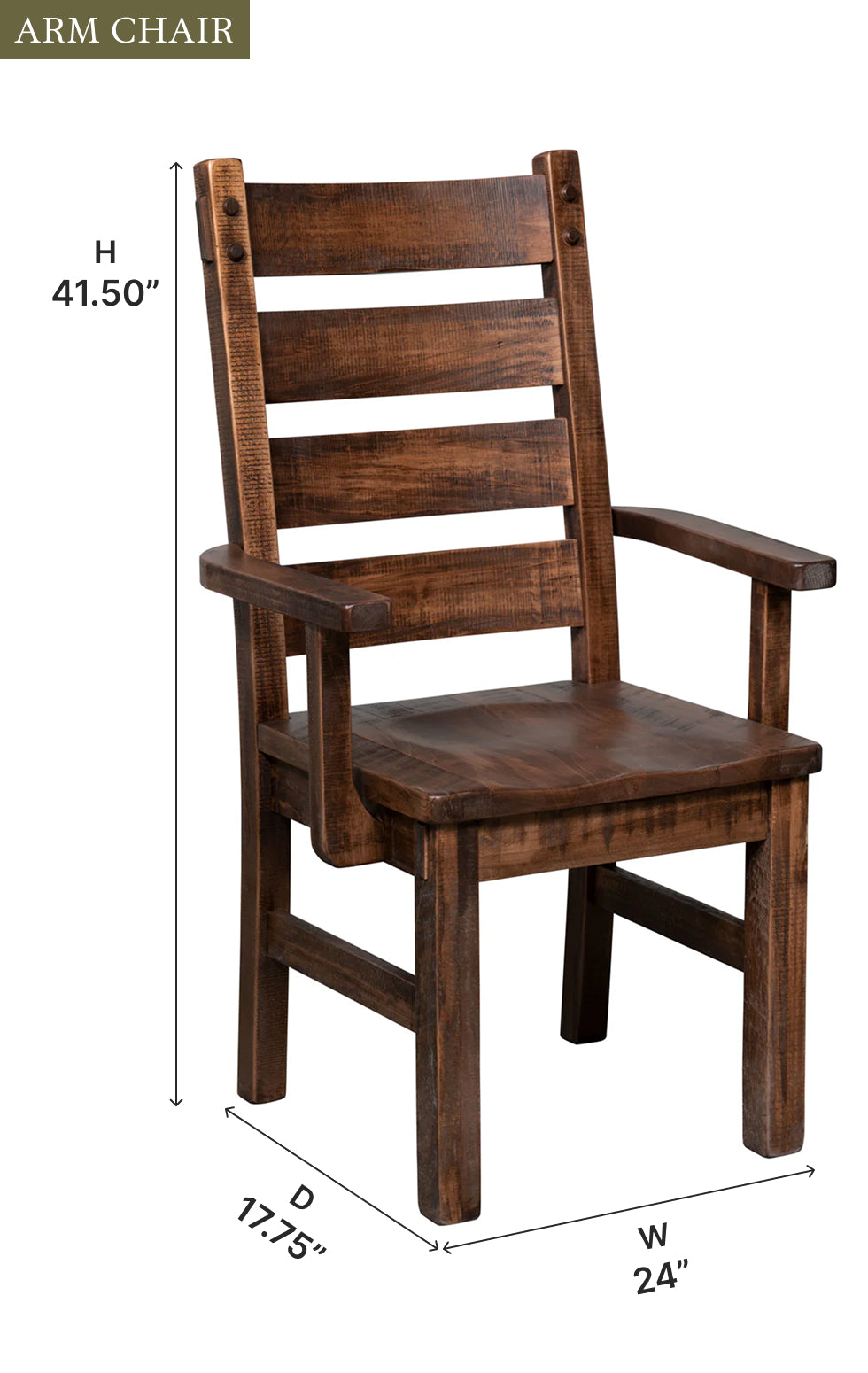 Amish Columbus Dining Chair - Quick Ship