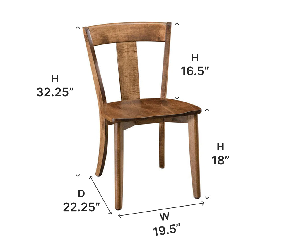 The Amish House Ellen Side Chair - Thumbnail 3
