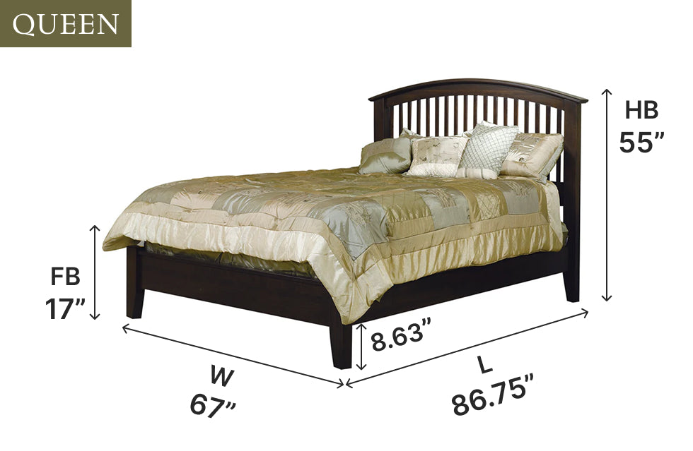 Amish Ellington Spindle Bed - Thumbnail 3