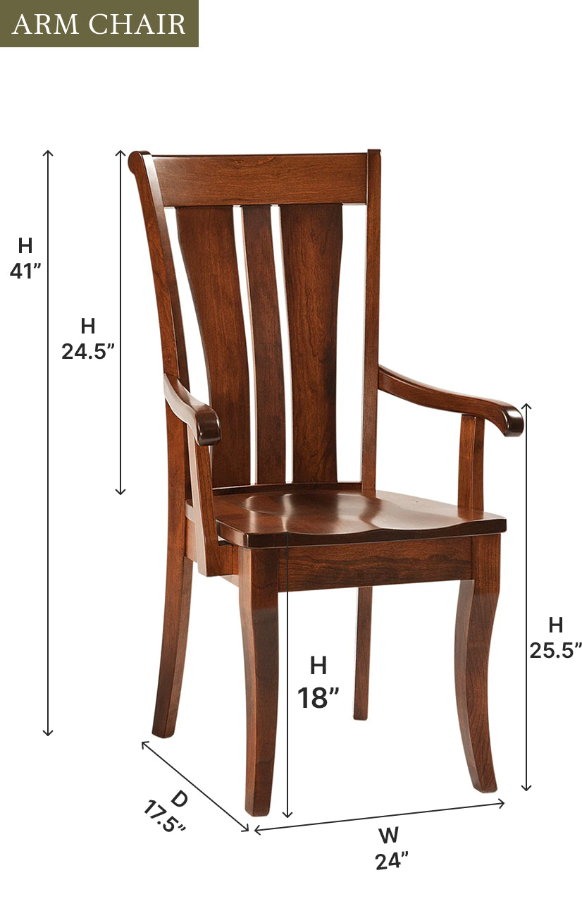 Amish Fenmore Dining Chair - Quick Ship