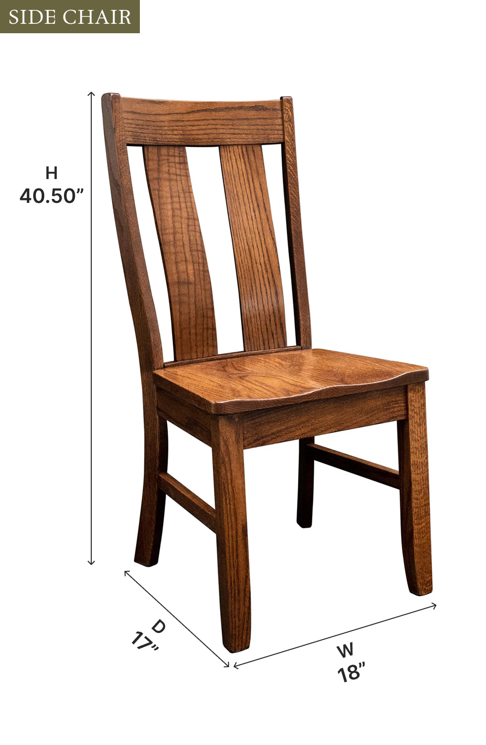 Amish Garrison Dining Chair - Quick Ship