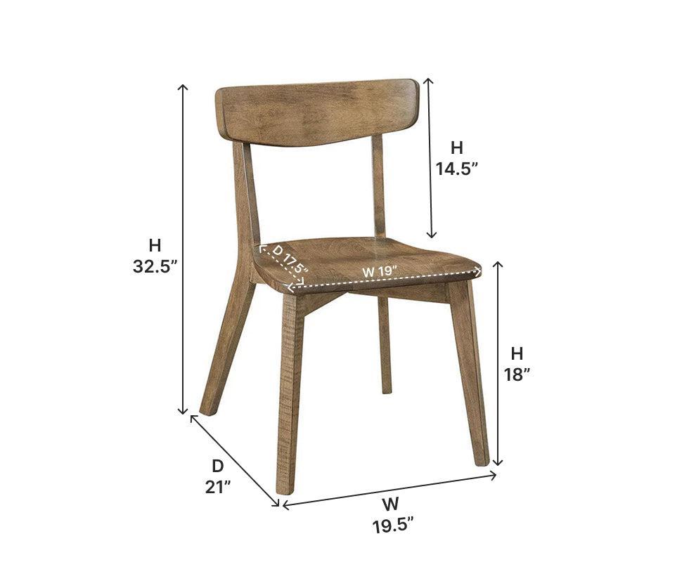 Amish Glenwood Side Chair-Dining Chair-The Amish House
