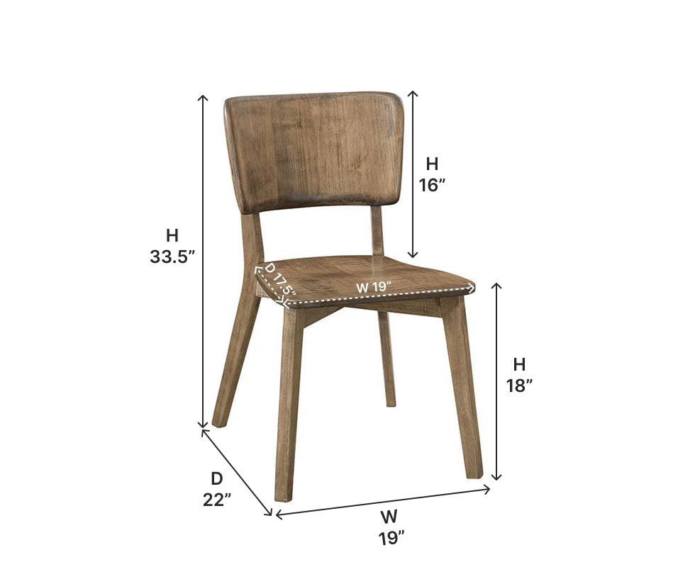 Amish Grant Side Chair-Dining Chair-The Amish House