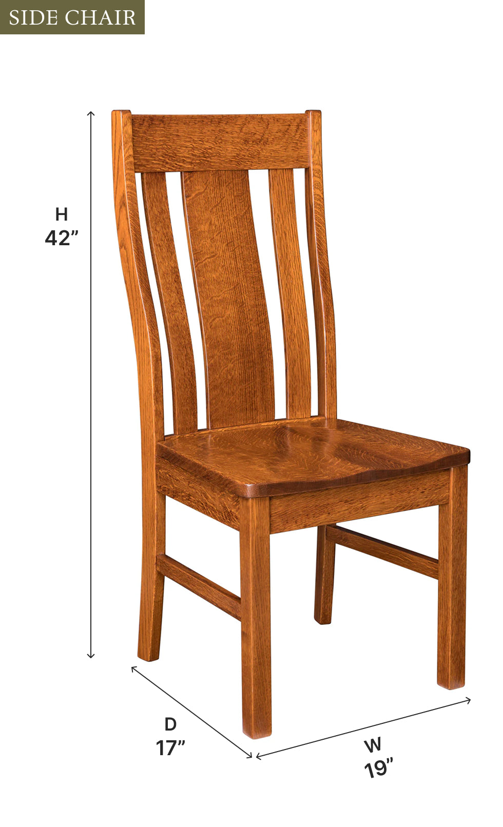 Amish Gurnee Dining Chair - Quick Ship