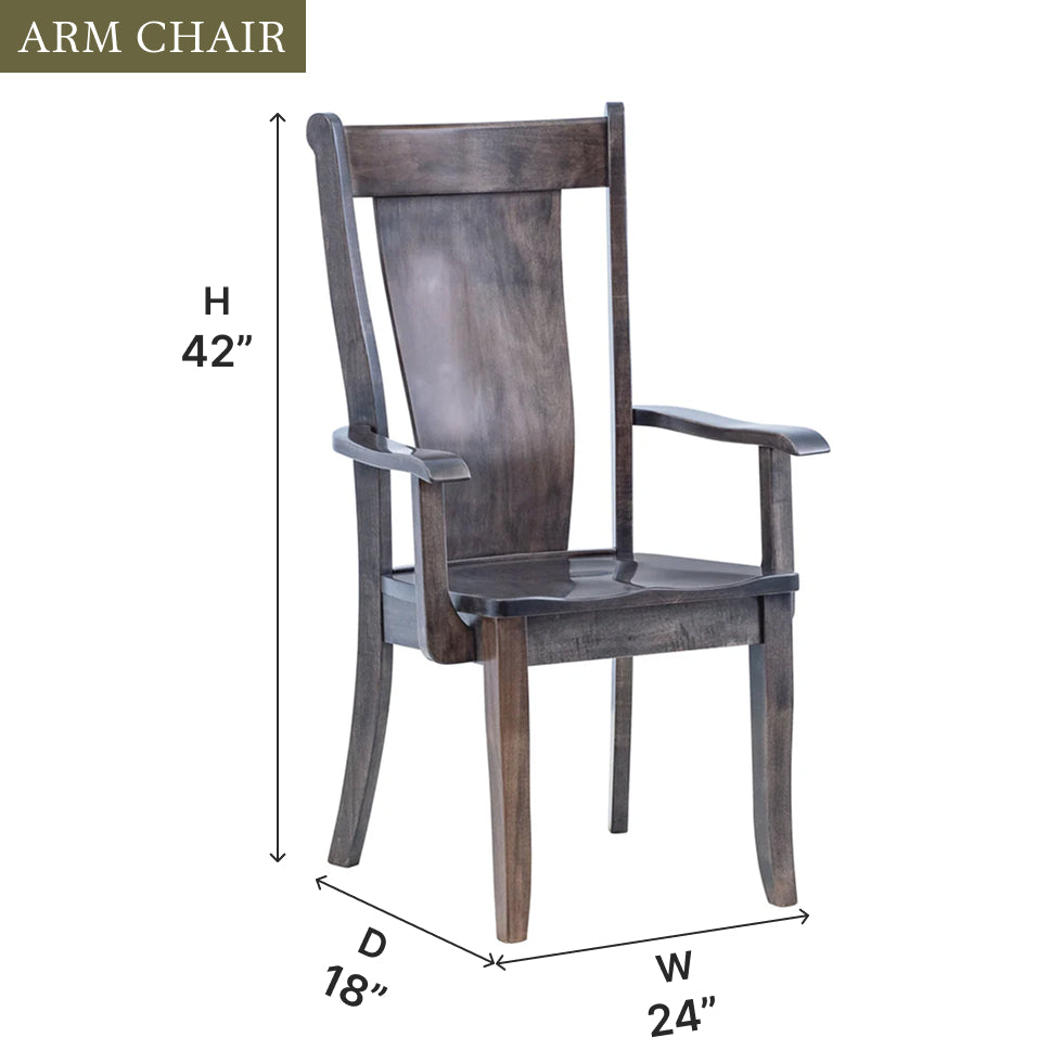 Amish Henderson Dining Chair - Thumbnail 3