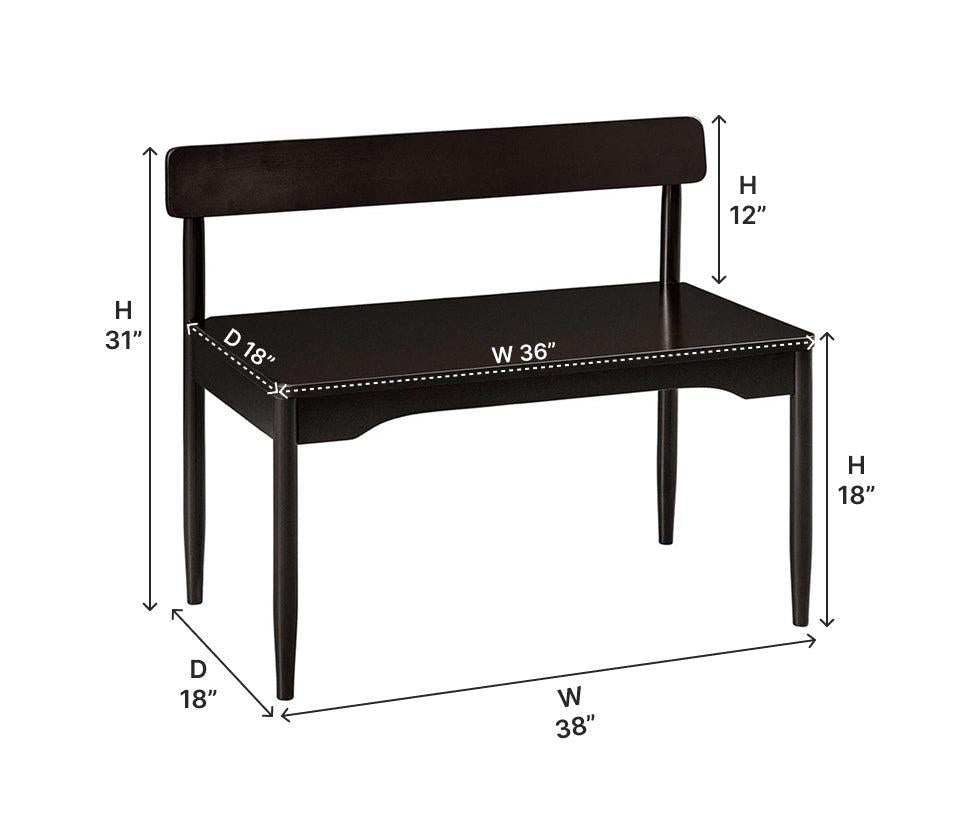 Amish Hoover Bench-Seating-The Amish House