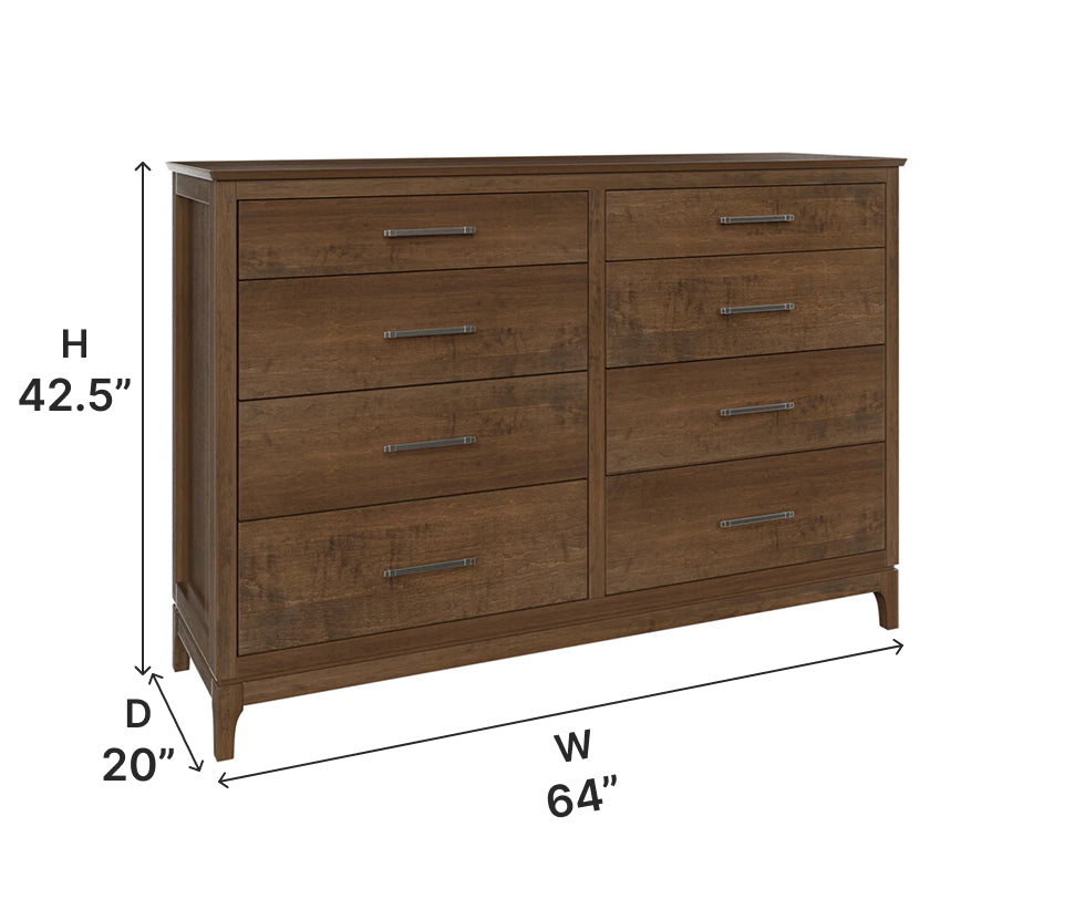 Amish Mill Creek Tall Dresser