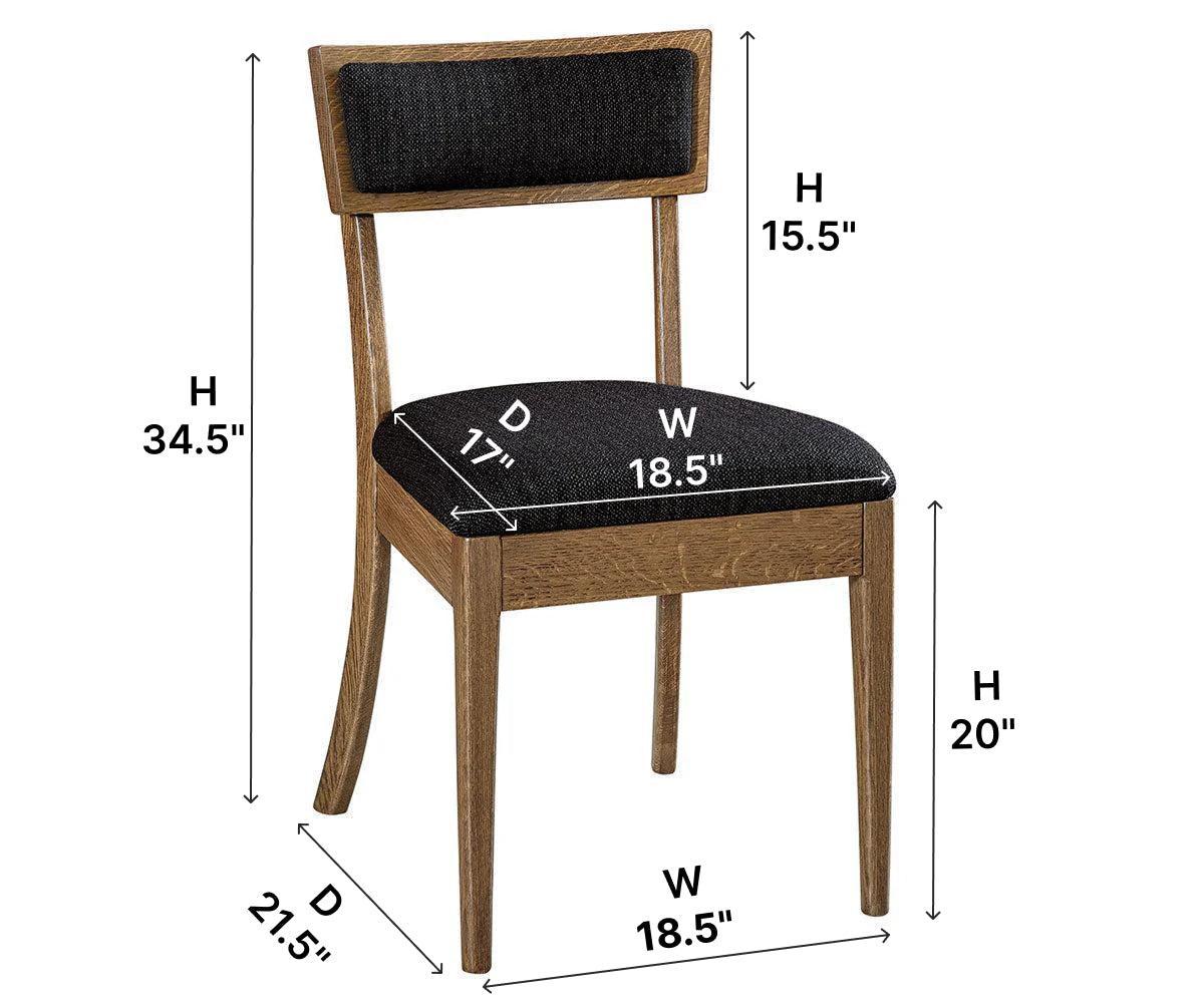 Amish Monaco Side Chair-Dining Chair-The Amish House