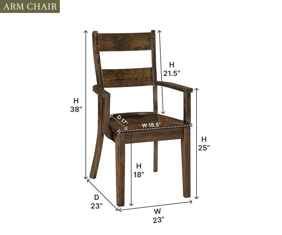 Amish Nantucket Chair-Dining Chair-The Amish House