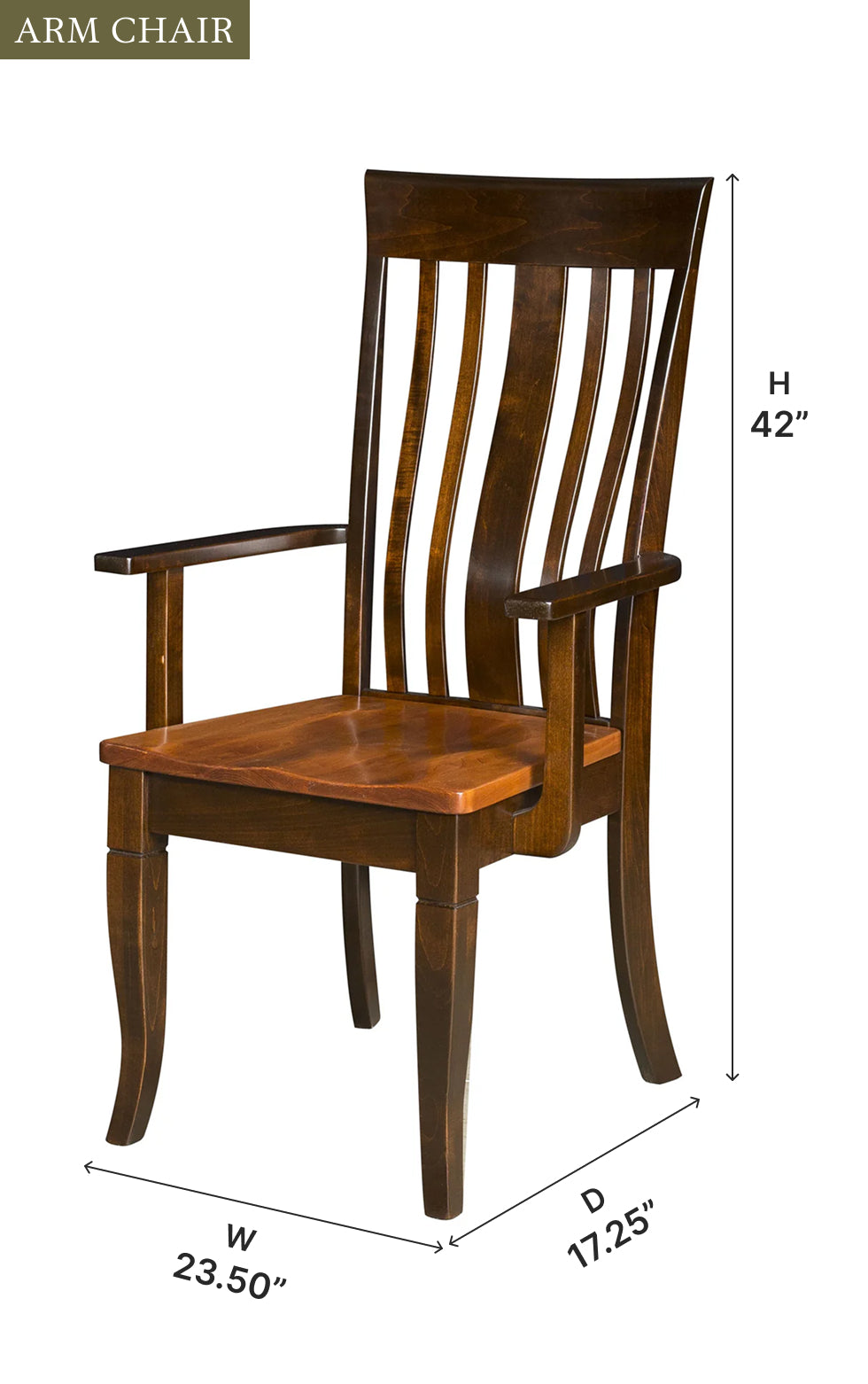 Amish Newbury Dining Chair - Quick Ship