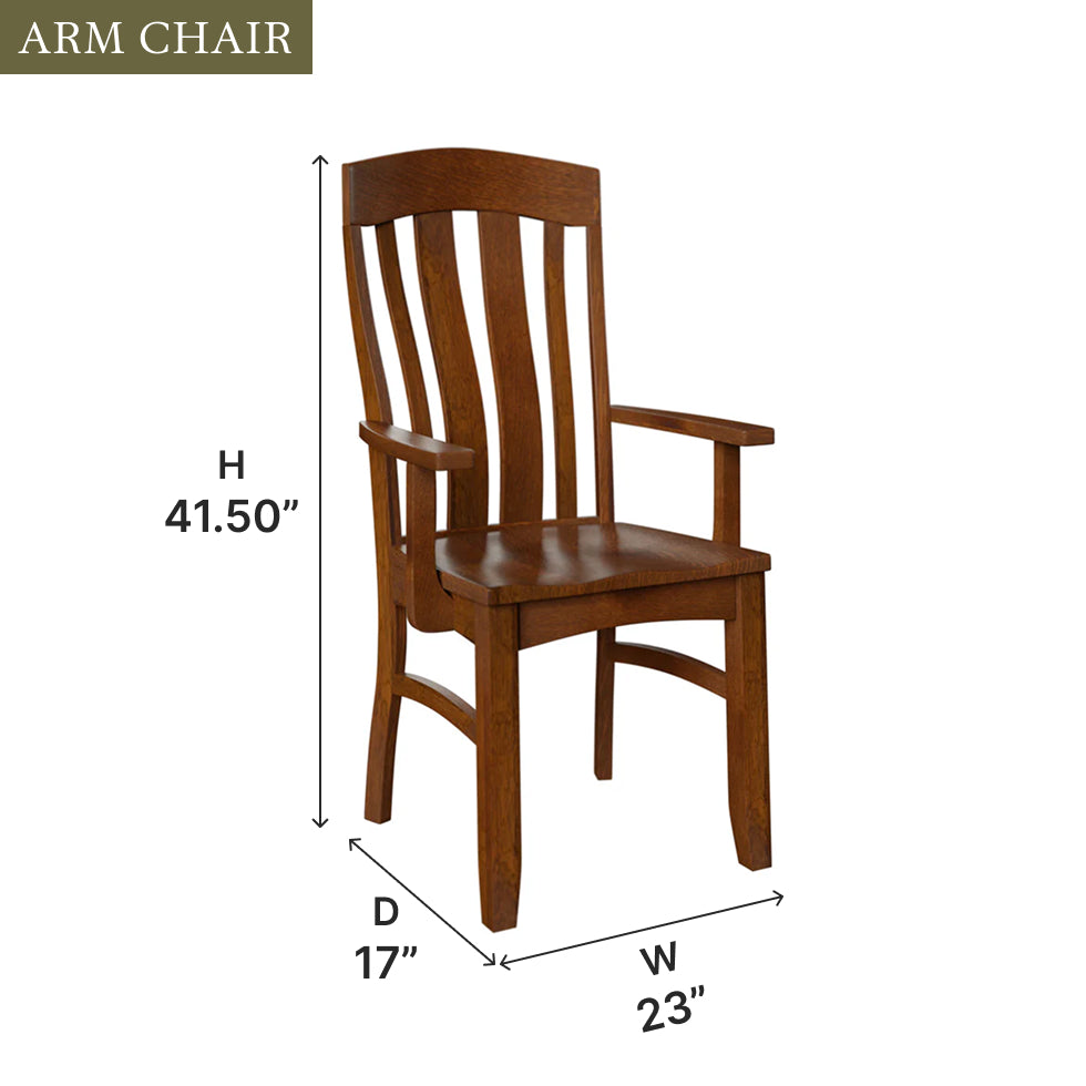Amish Nover Dining Chair - Quick Ship