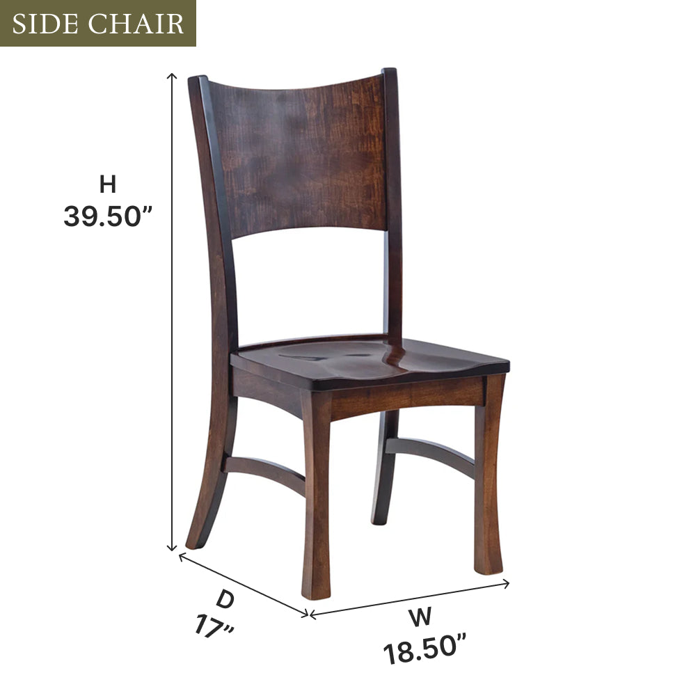 Amish Nashville Dining Chair - Thumbnail 4