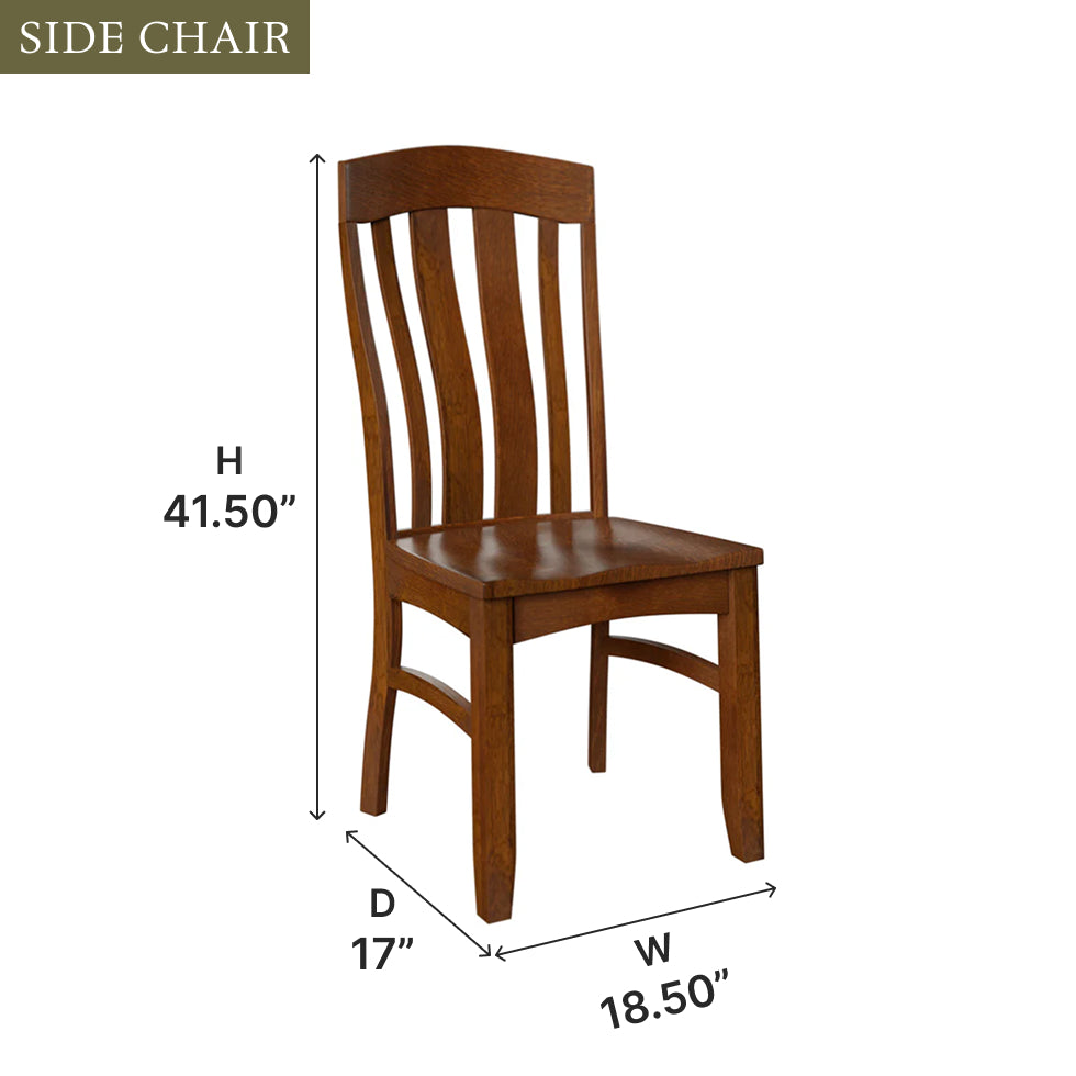 Amish Nover Dining Chair - Quick Ship