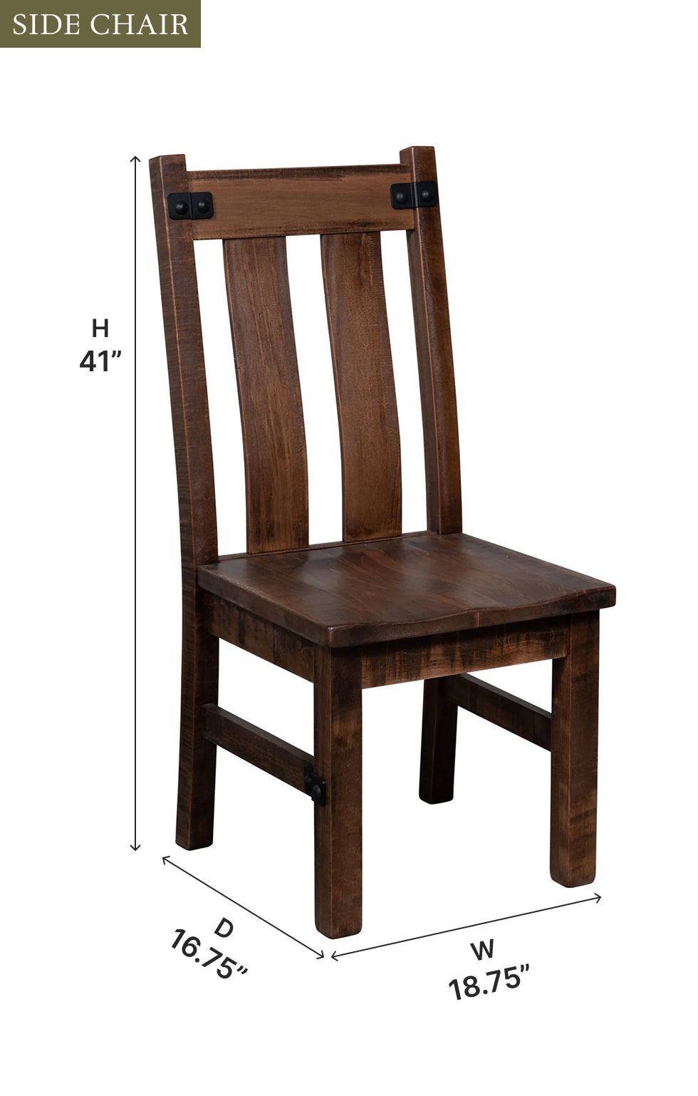 Amish Orewood Dining Chair - Quick Ship