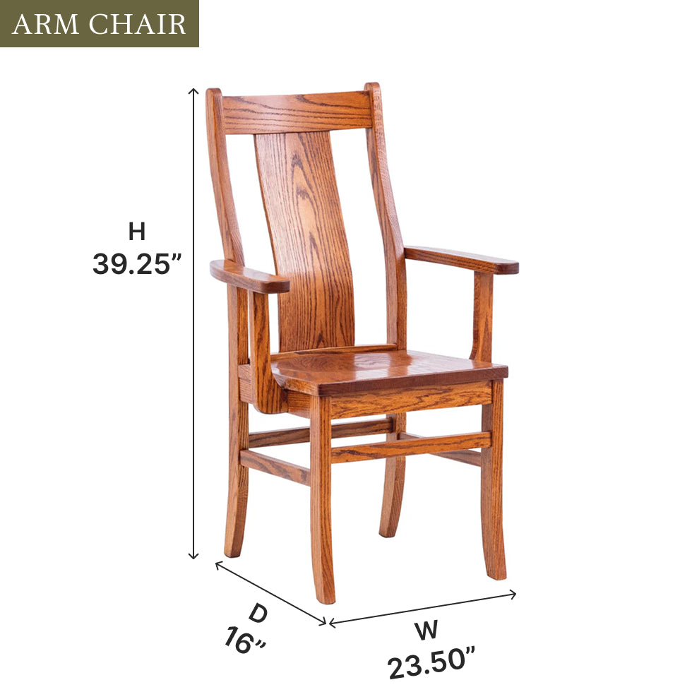 Amish Ouray Dining Chair-Dining Chair-The Amish House