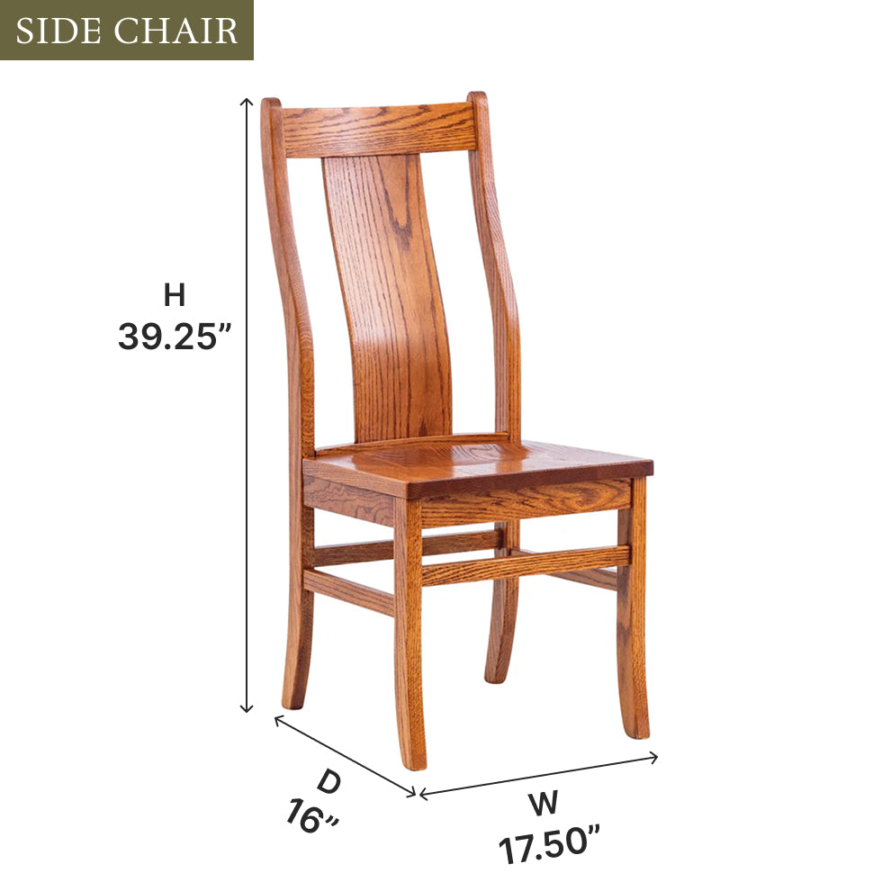 Amish Ouray Dining Chair-Dining Chair-The Amish House