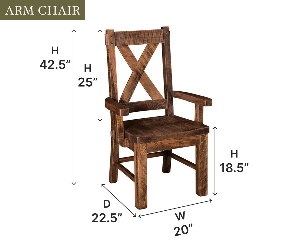 Amish Rustic Denver Chair