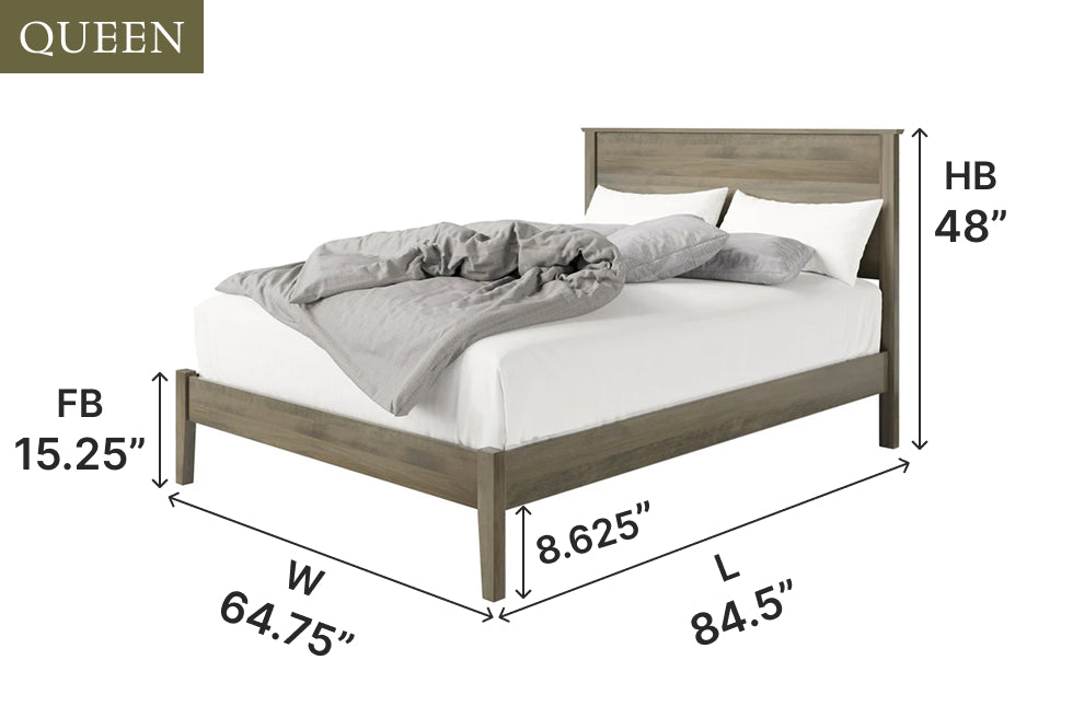 Amish Saratoga Bed