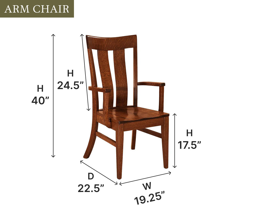 Amish Sherwood Chair - Quick Ship