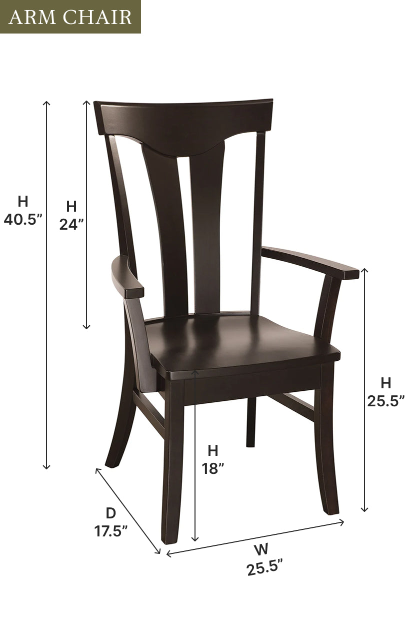 Amish Tifton Dining Chair - Quick Ship