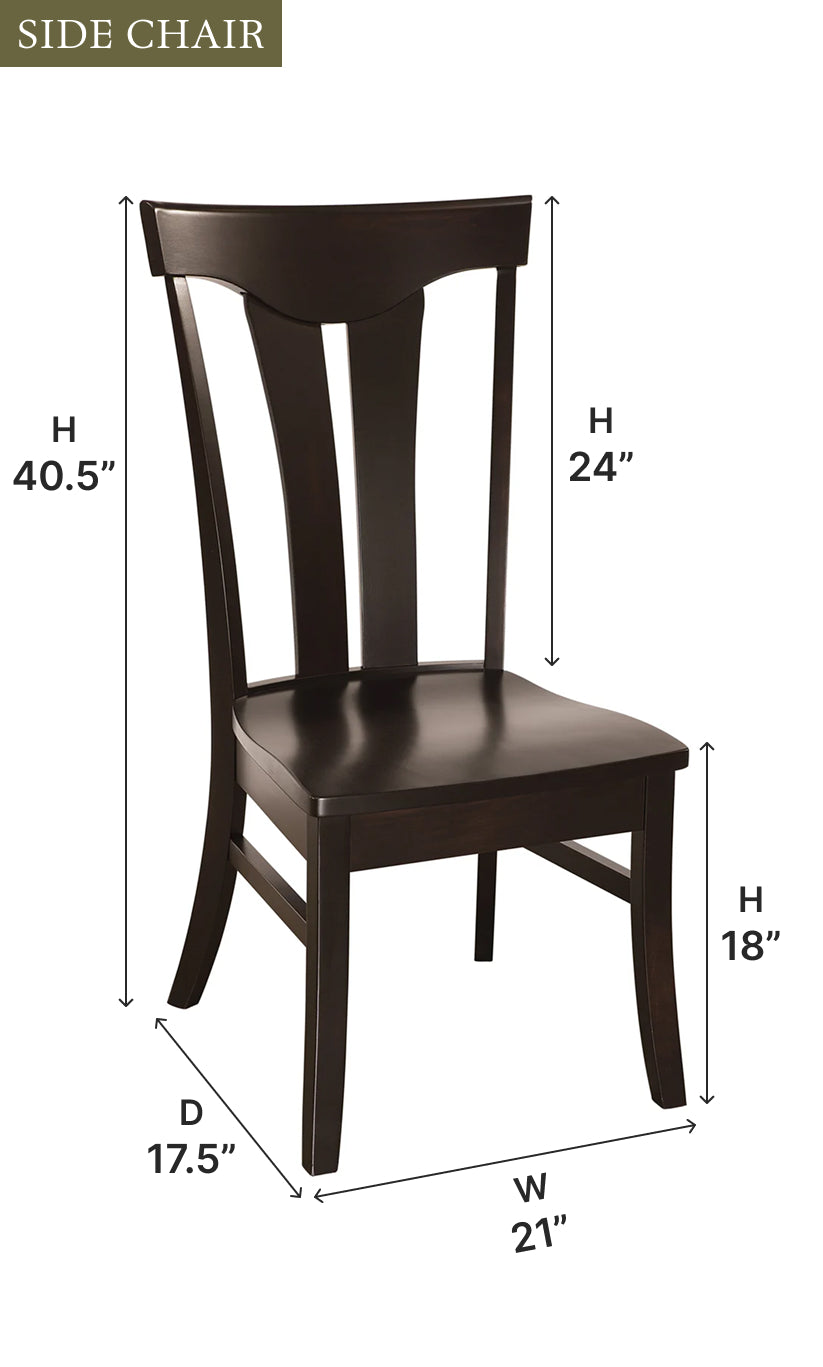Amish Tifton Dining Chair - Quick Ship