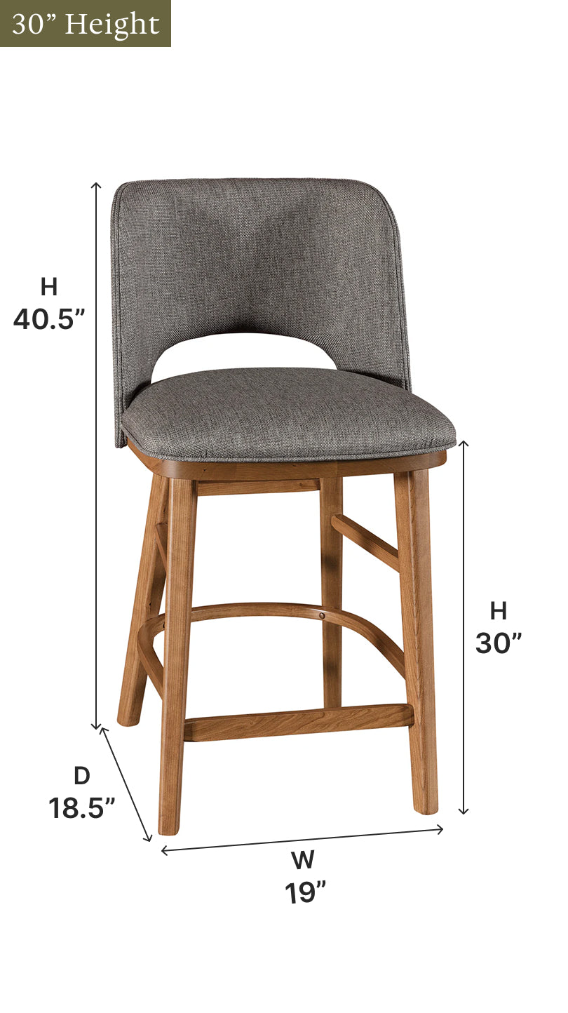 Amish Vinson Bar Chair