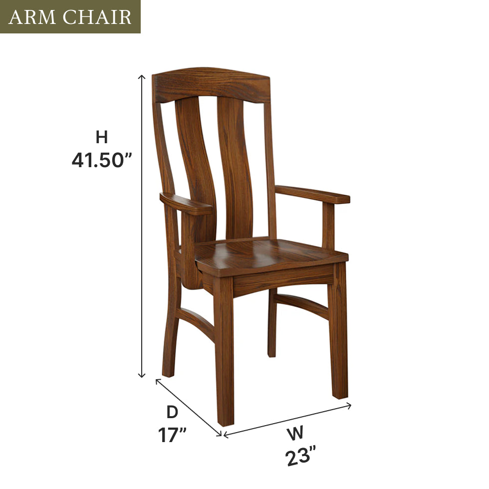 Amish Wadena Dining Chair - Quick Ship