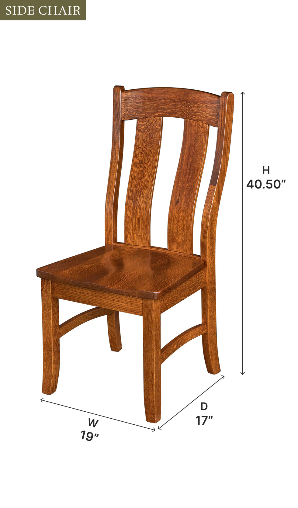 Amish Waverly Dining Chair - Quick Ship