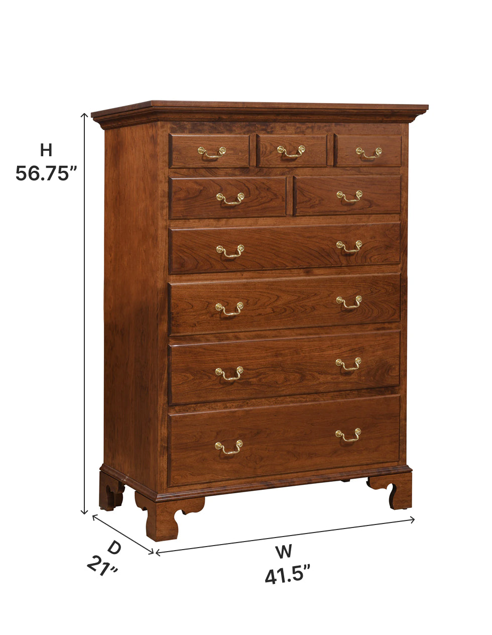 Amish Williamsburg Chest
