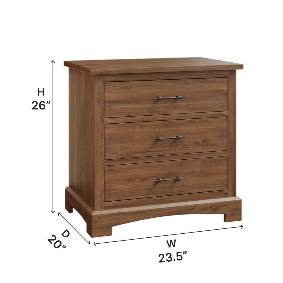Amish Yorkshire Medium Nightstand