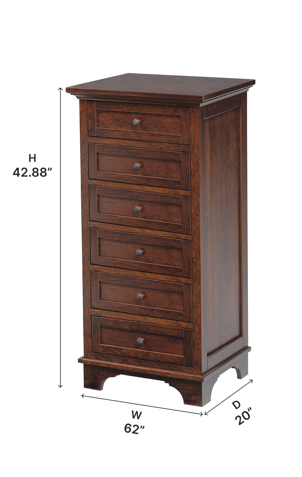 Amish Arlington Lingerie Chest