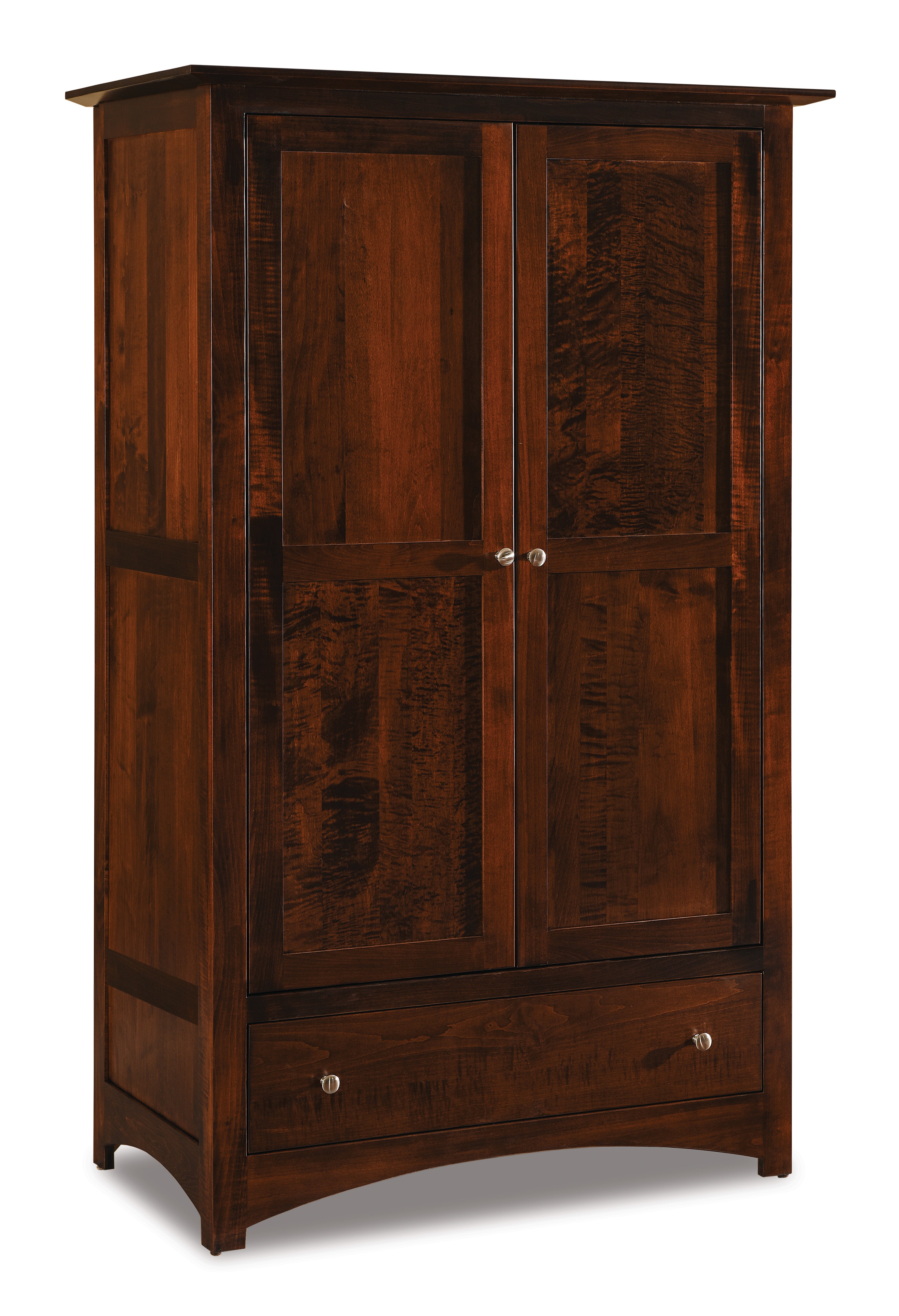 Amish Finland One Drawer Two Door Wardrobe Armoire