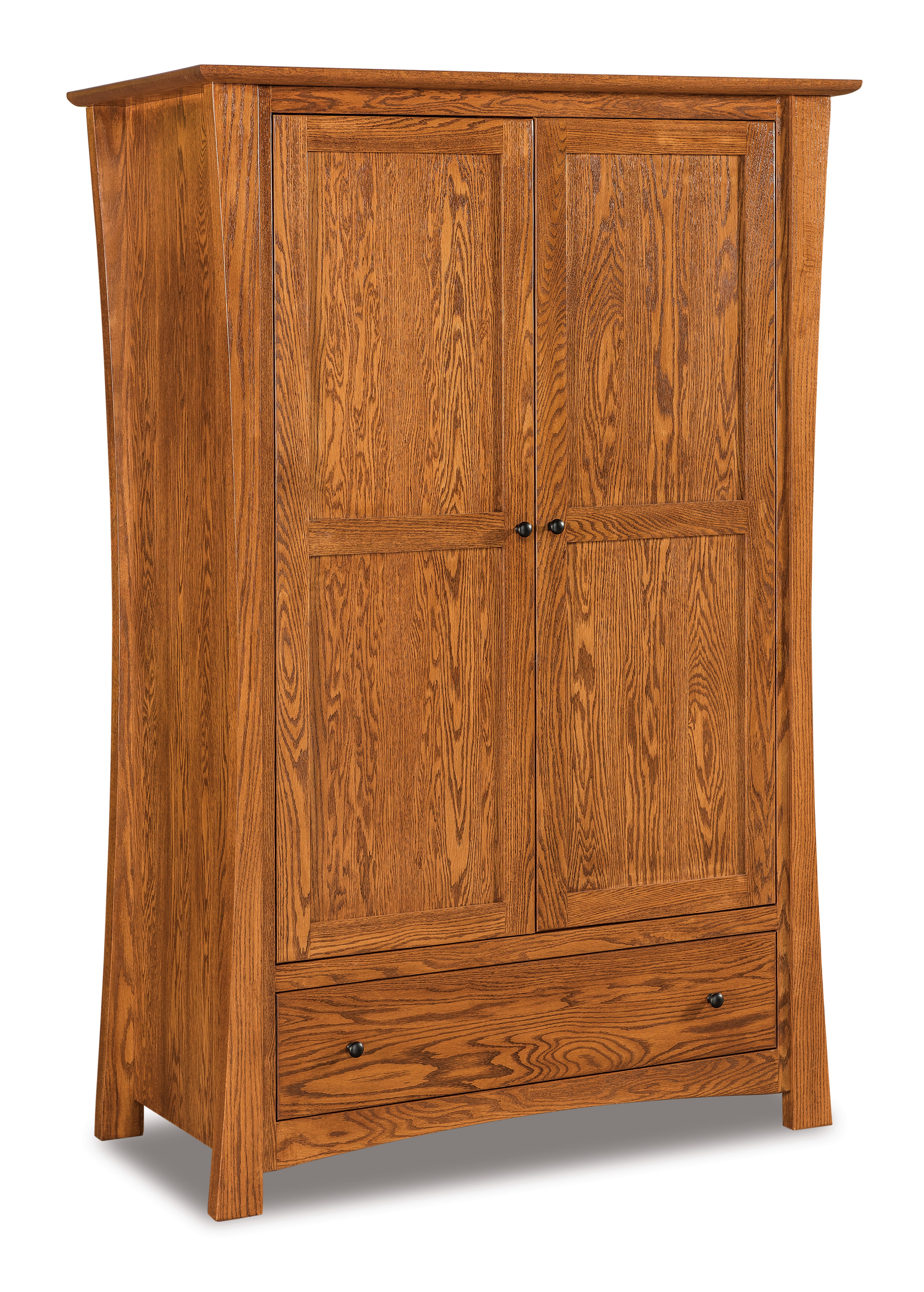 american made amish matison one drawer two door armoire