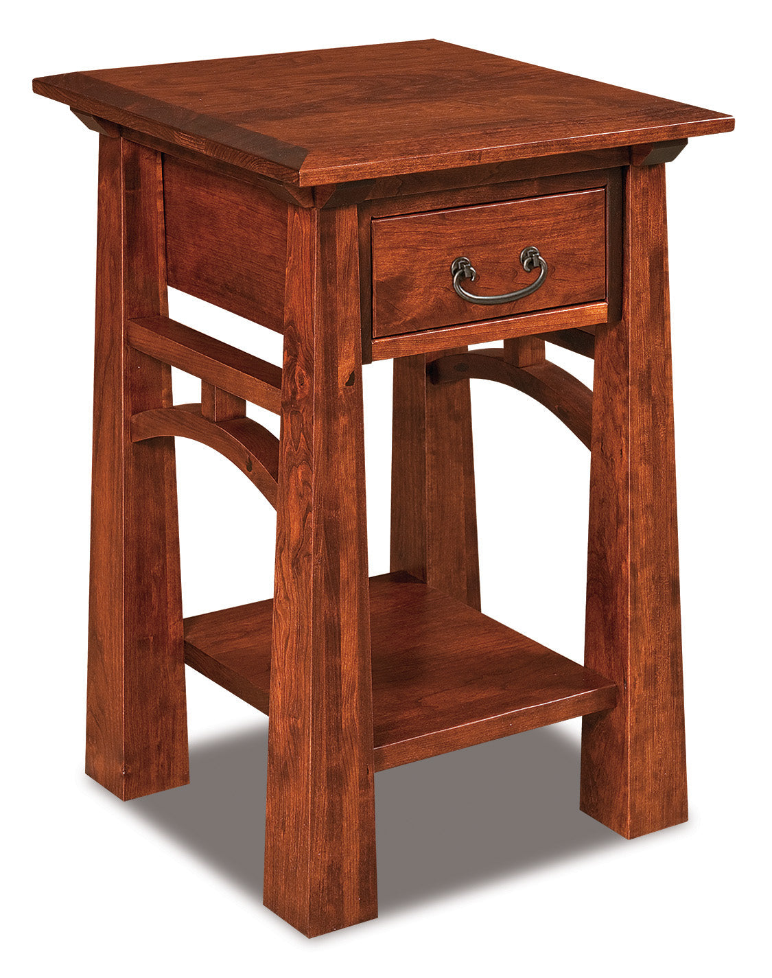 american made amish artesa one drawer nightstand