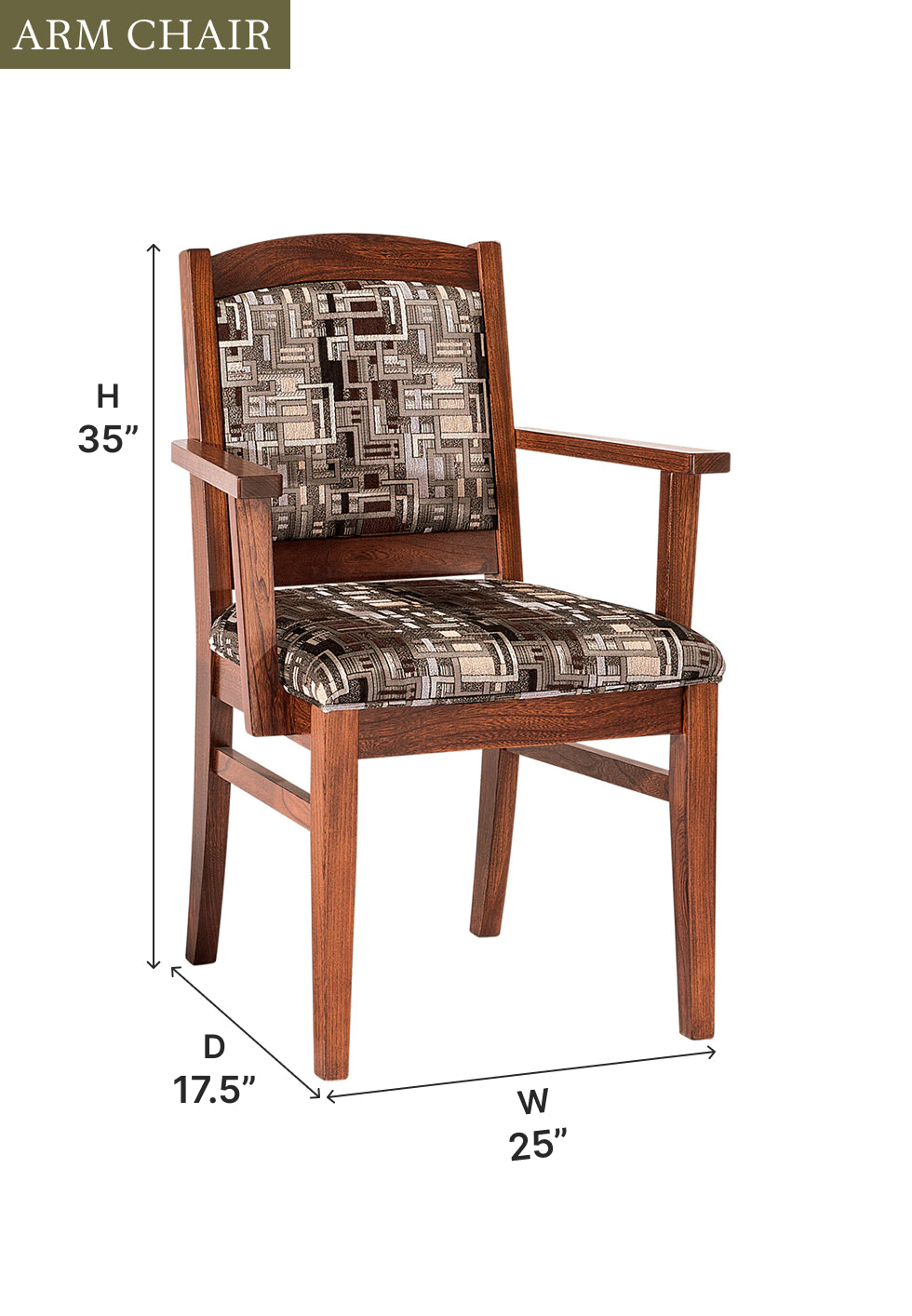 The Amish House Bayfield Dining Chair - Thumbnail 4