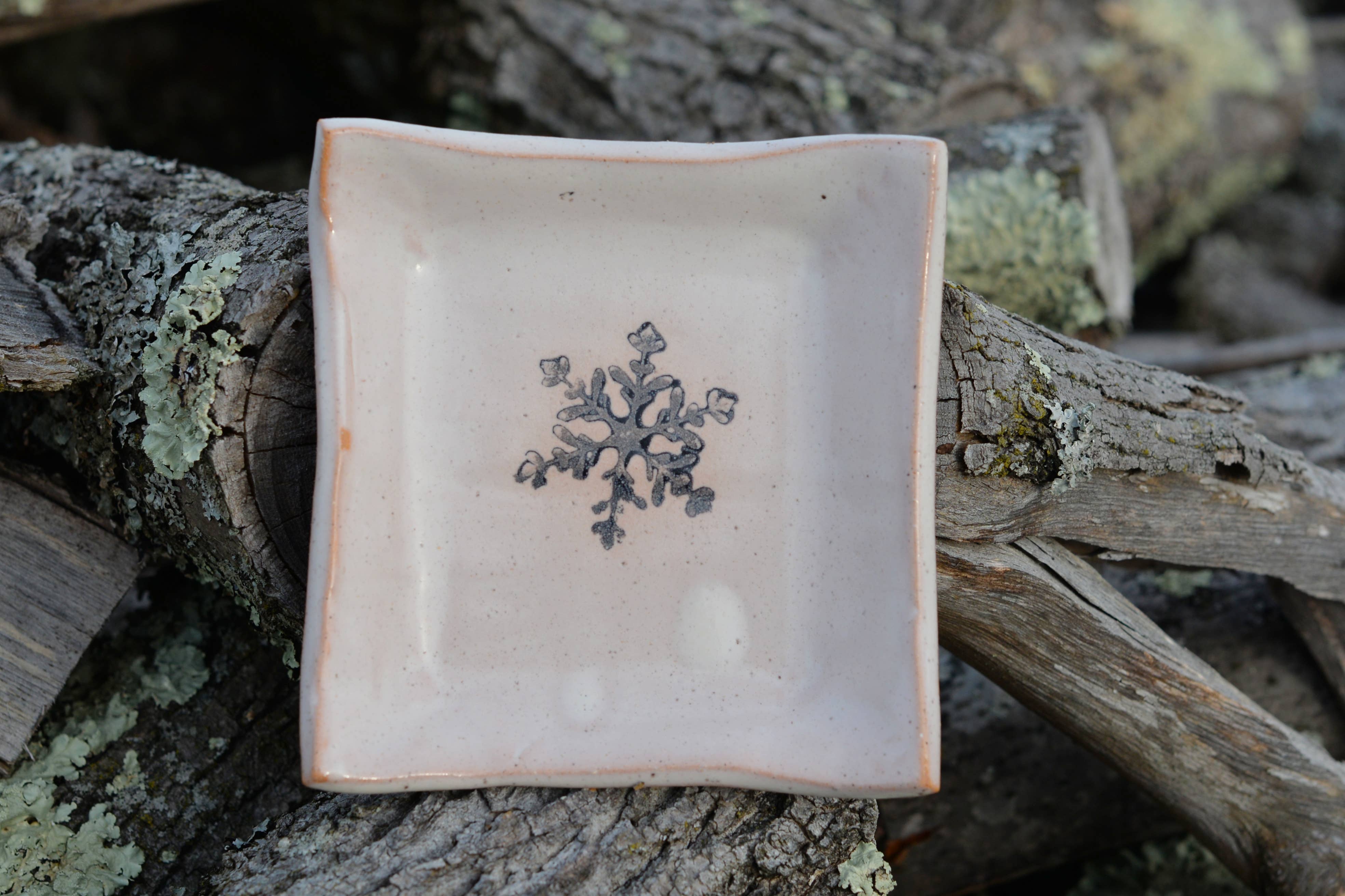 Holiday Square Dish / Cookie Plate