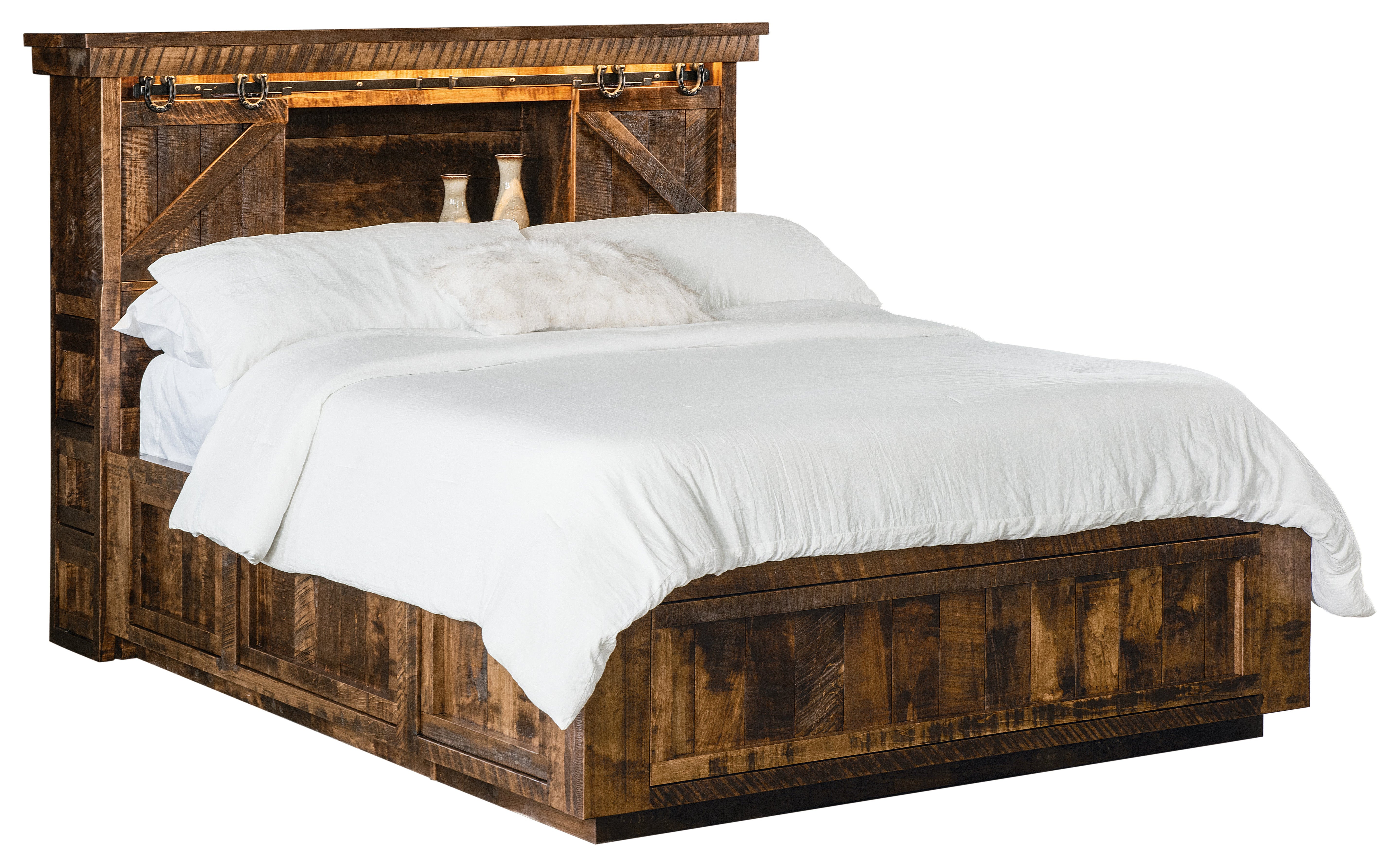 Amish Platform Bed 19.25" Tall