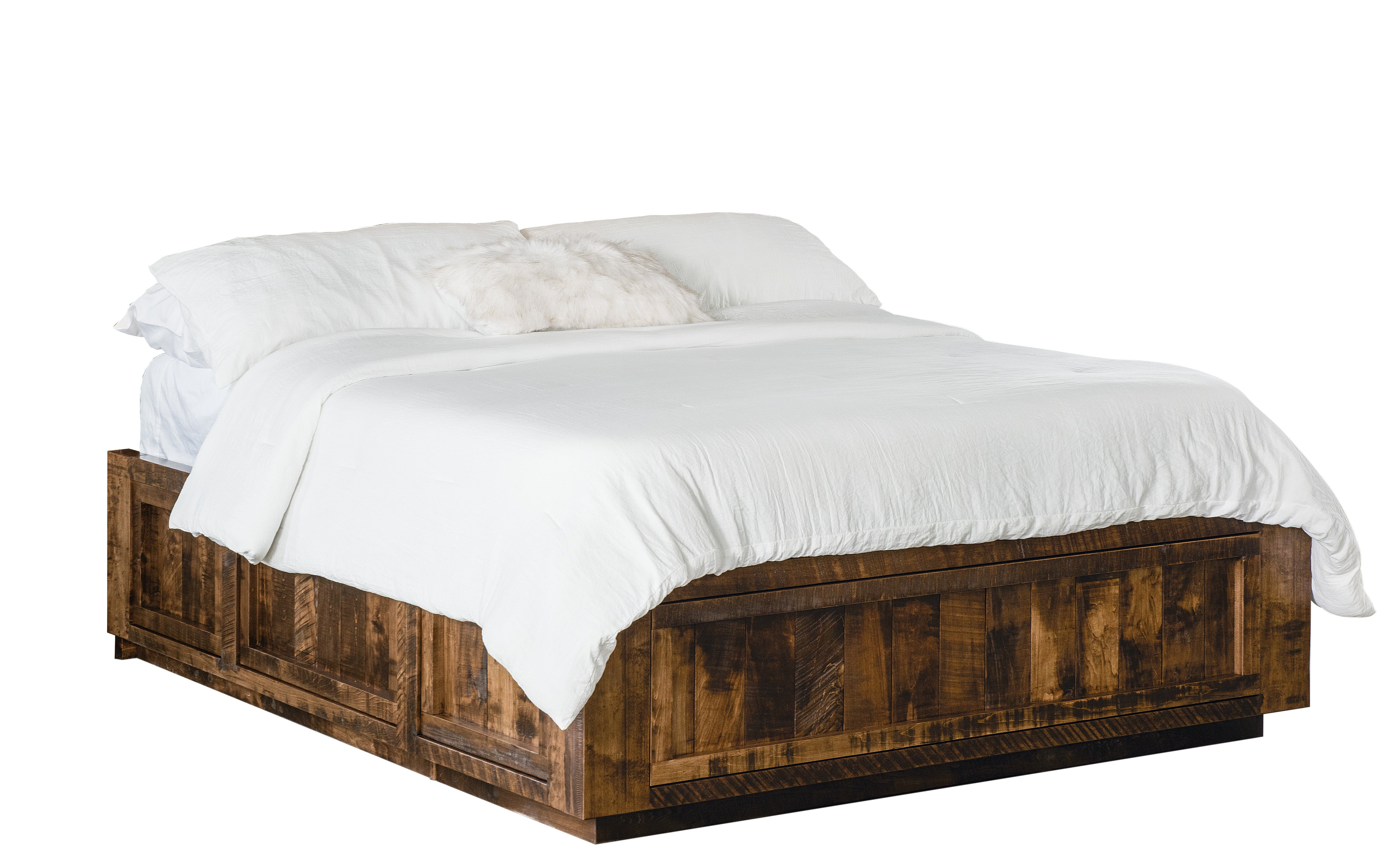 Amish Platform Bed 19.25" Tall