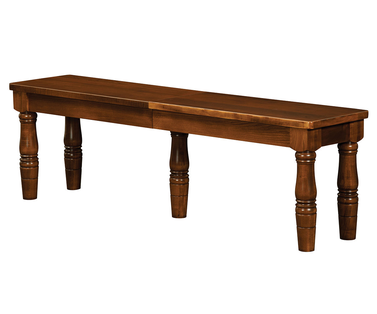 Amish French Farmhouse Bench-Dining Bench-The Amish House